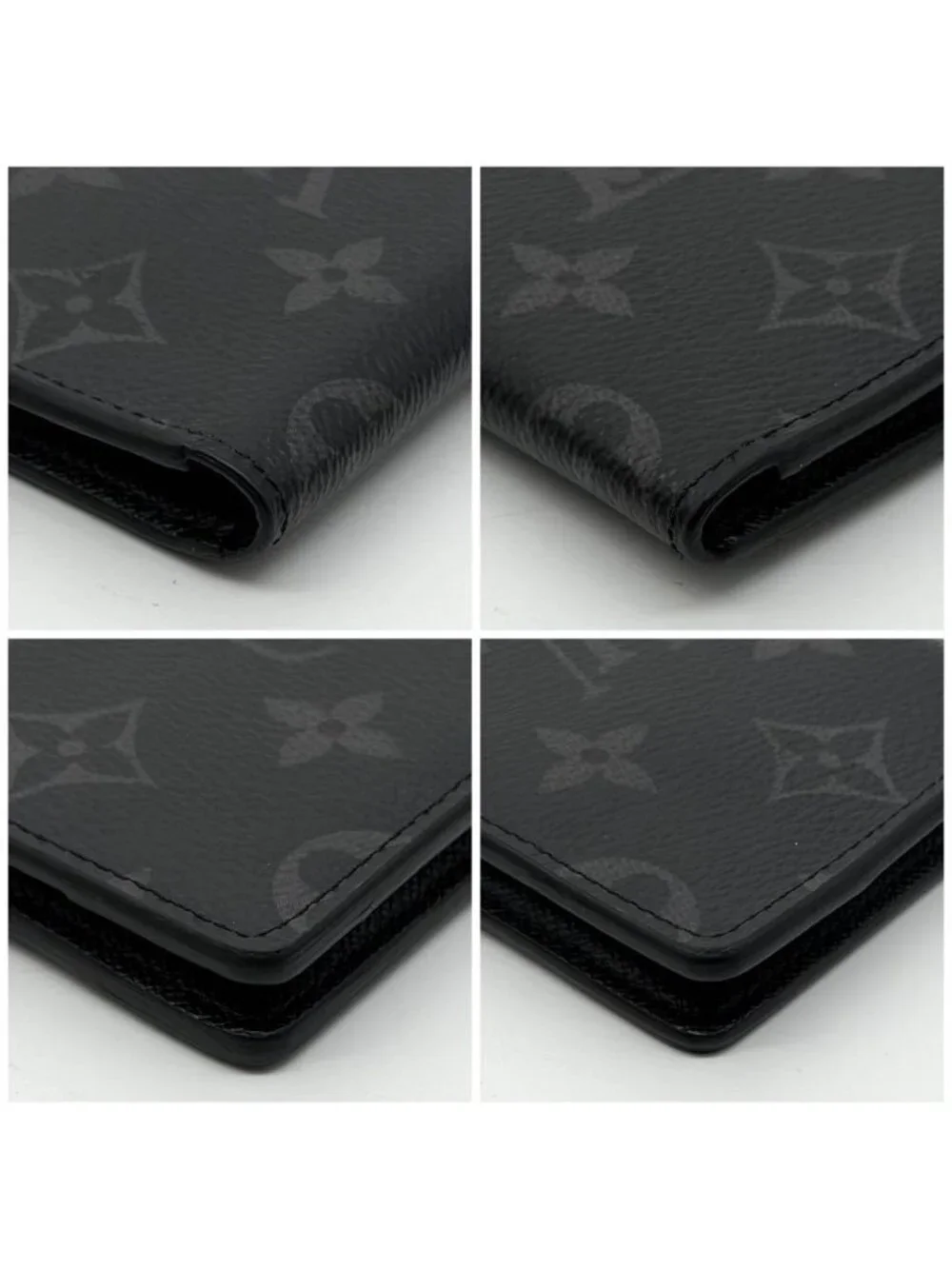 Louis Vuitton Pocket Organizer Eclipse Monogram Pass Case Wallet Card Holder
